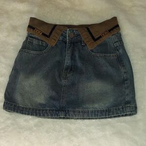 Unbranded Women's Blue and Navy Skirt